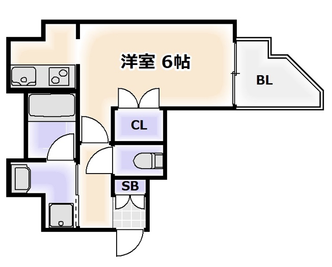 【間取り】 | CHATEAU NAMBA RIPPLE 
