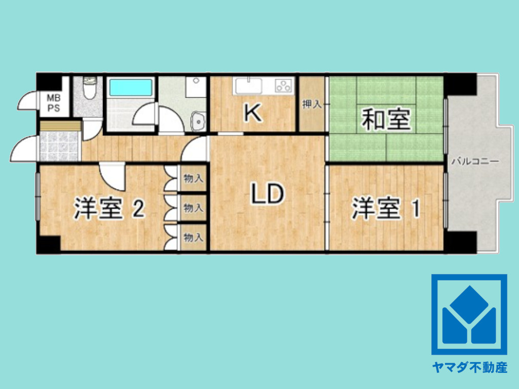 パークテラス桂川の間取り|図面と現況が異なる場合は現況を優先いたします。