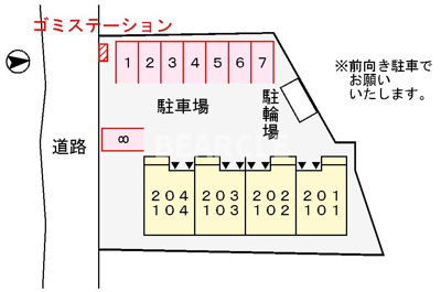 【駐車場】 | アヴェニール アイ | 駐車場があるので、車を買う予定の方も安心です