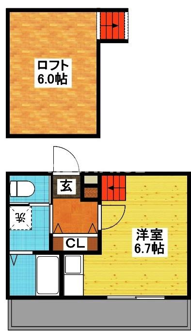 MODERN西山の間取り