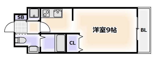 【間取り】 | ドゥーエなんば南