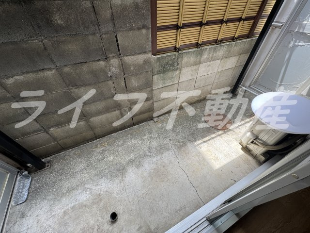 エクセル花園のバルコニー|お洗濯にも便利なバルコニー付き