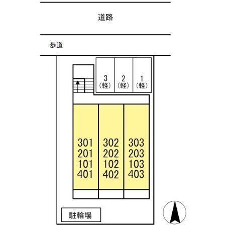 セレッソ千成の区画図