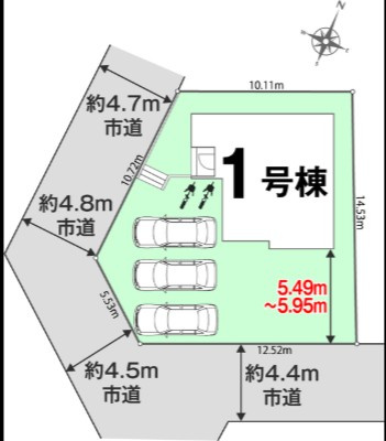  | リナージュ栗東市小野０１期 | 区画図