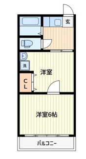 【間取り】 | 第一春美荘 | 間取りです。
