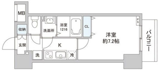 【間取り】 | スカイグランデ日暮里 | 間取りです。