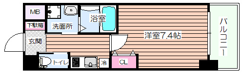【間取り】 | ファーストフィオーレ江坂レガリス