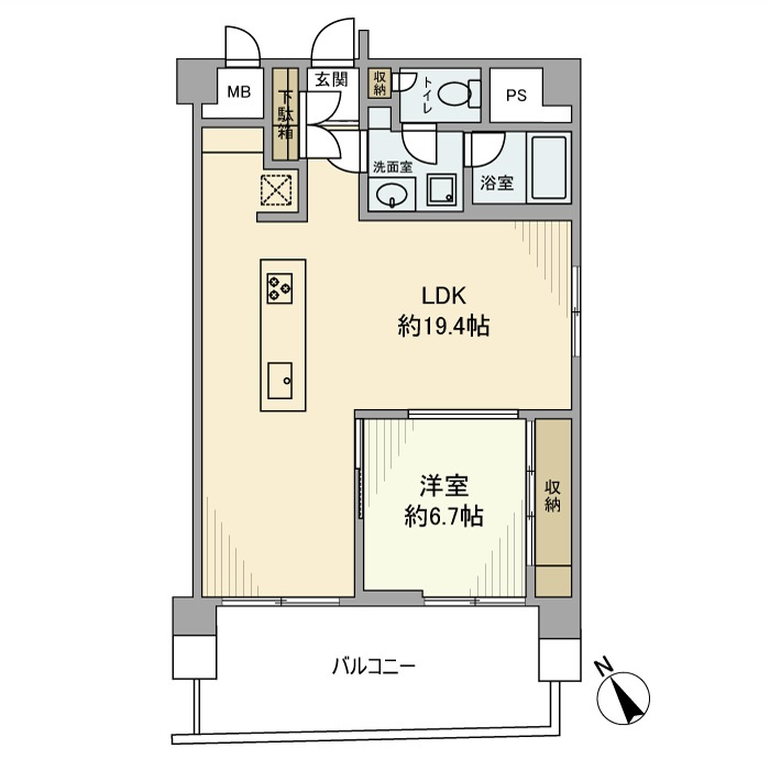 エルアルカサル武蔵小山 の間取り