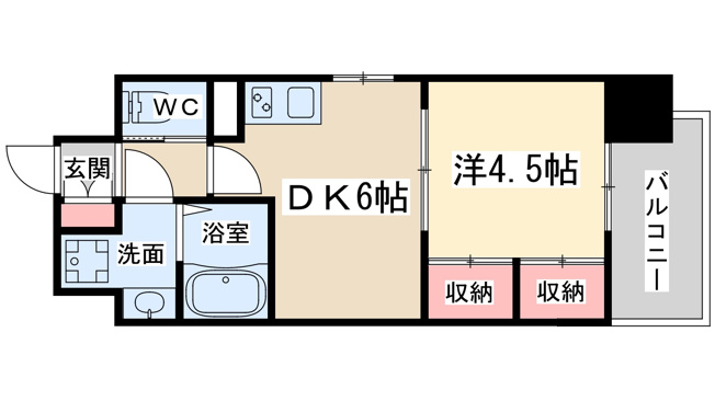 【間取り】 | プライマル南森町