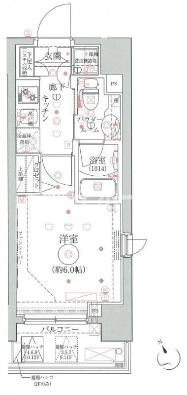 クレイシア品川戸越銀座の間取り