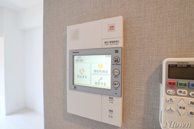 【セキュリティ】 | S-RESIDENCE葵 | モニター付きインターホンです