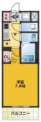 【間取り】 | S-RESIDENCE葵 | 間取りです。