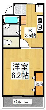 ディアコート２の間取り