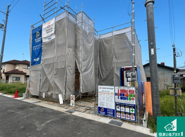 泉佐野市日根野　第2期　新築一戸建ての外観|周辺は落ち着いた街並みの住宅地！子育てがしやすい住環境です！まだ未完成ですが、現地でしかわからない事もございます。是非一度ご覧ください。