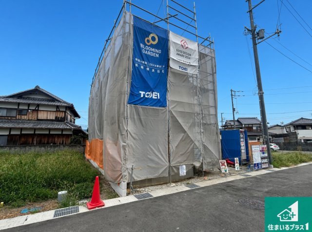 泉佐野市日根野　第2期　新築一戸建ての外観|周辺は落ち着いた街並みの住宅地！子育てがしやすい住環境です！まだ未完成ですが、現地でしかわからない事もございます。是非一度ご覧ください。