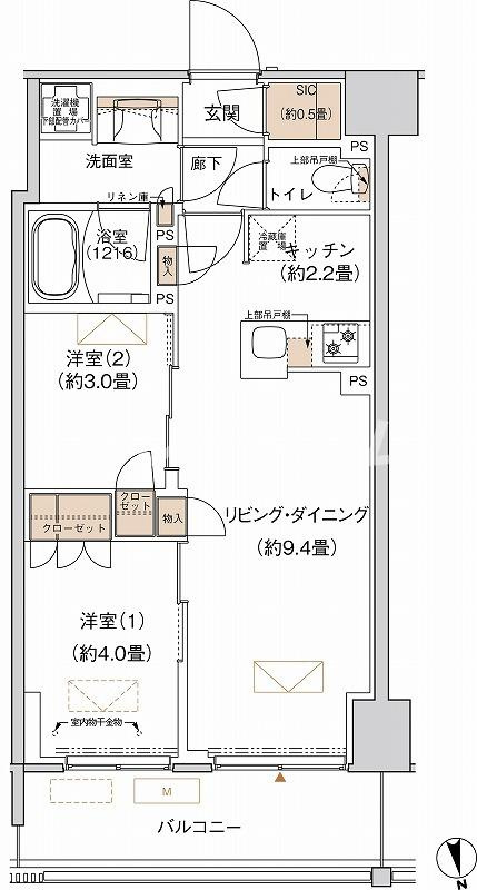 プライムネクサス大森北の間取り