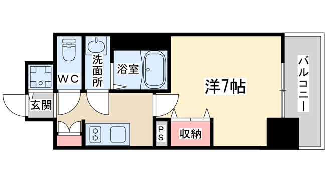 【間取り】 | ファーストフィオーレ新梅田
