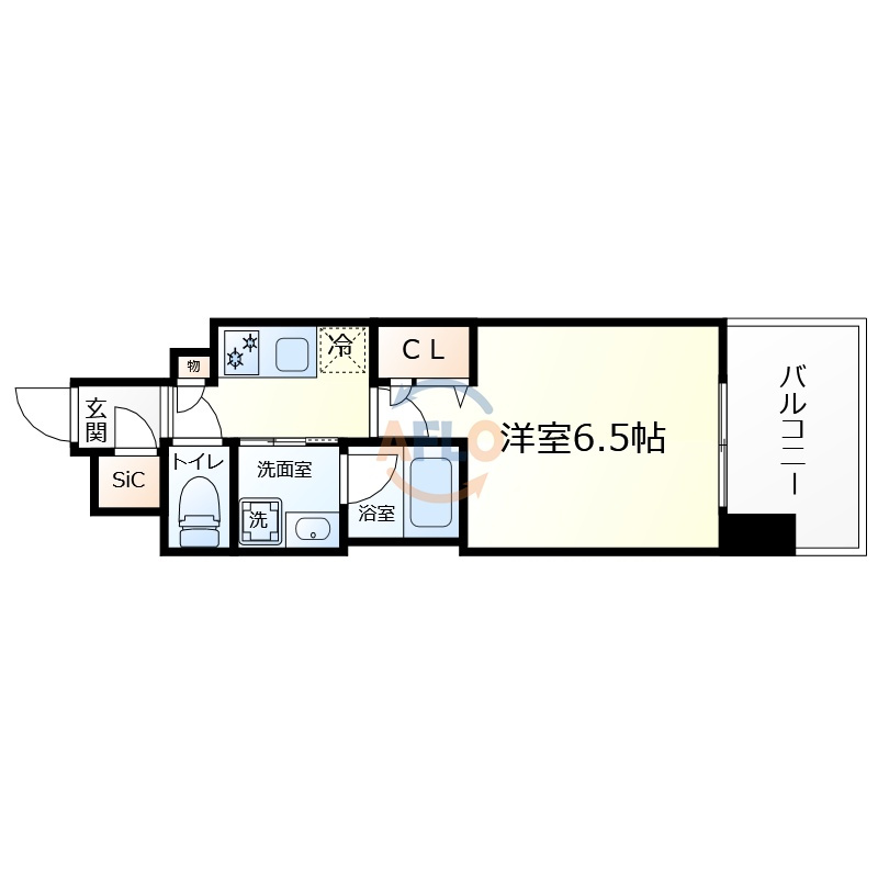 レオンヴァリエ長堀通の間取り|レオンヴァリエ長堀通　間取り