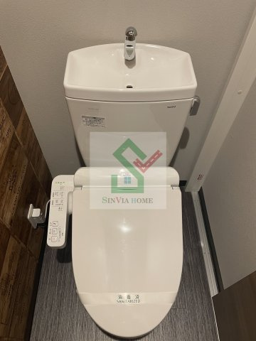 所沢市旭町アパートのトイレ