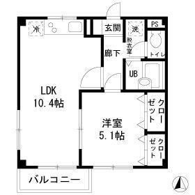 エステートピア深沢の間取り
