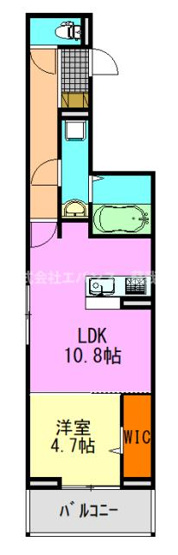 【間取り】 | D-ROOM神明町Ⅱ　A