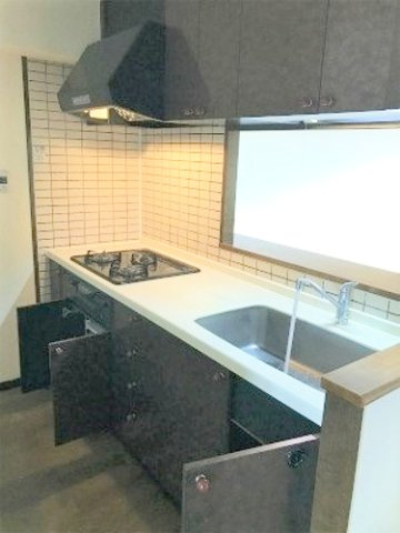 熊本市中央区水前寺３丁目の賃貸マンションのキッチン|システムキッチン