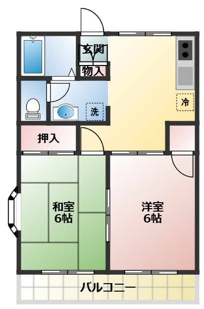 リヴェール調布の間取り