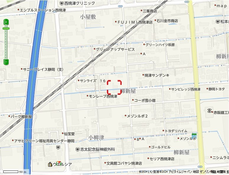 コンフォート萩Ｍ の地図