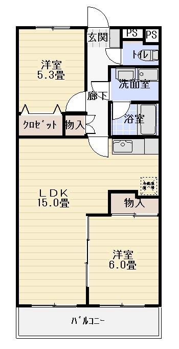コンフォート萩Ｍ の間取り