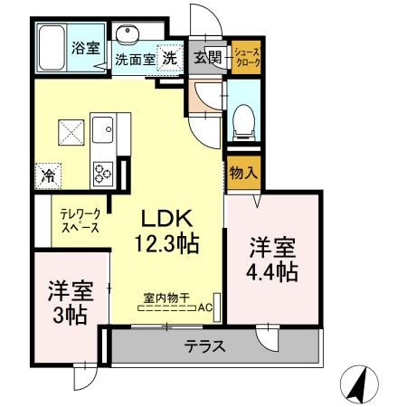 ステラ美光の間取り