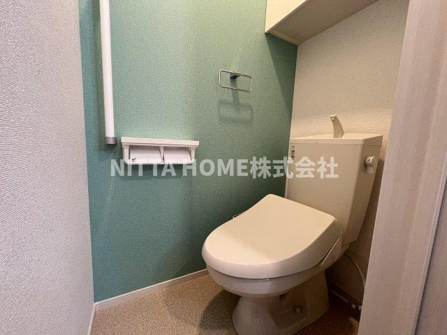 ソルヴェーグⅡのトイレ|温水洗浄付きのトイレを設置!(^^)!
