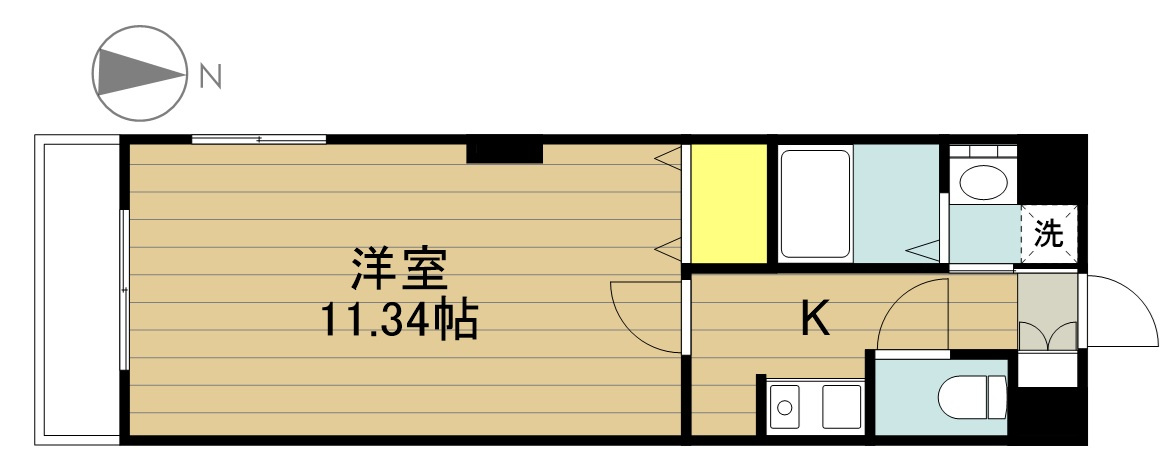 ベルメゾンの間取り