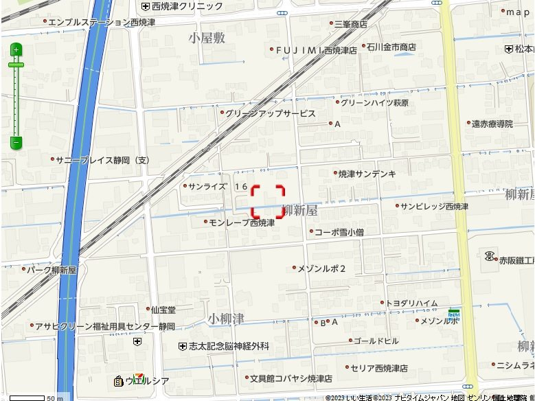 コンフォート萩Ｍ の地図