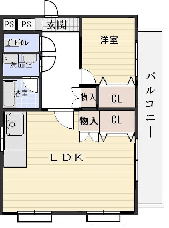 コンフォート萩Ｍ の間取り