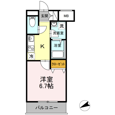 SUNRESIDENCEの間取り