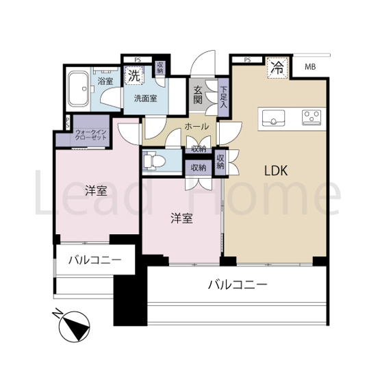 【間取り】 | ローレルアイ恵比寿ピアース