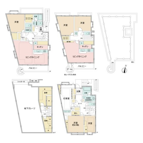 【間取り】 | 渋谷区元代々木町
