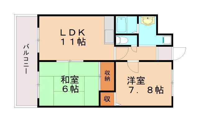 コート宮北の間取り