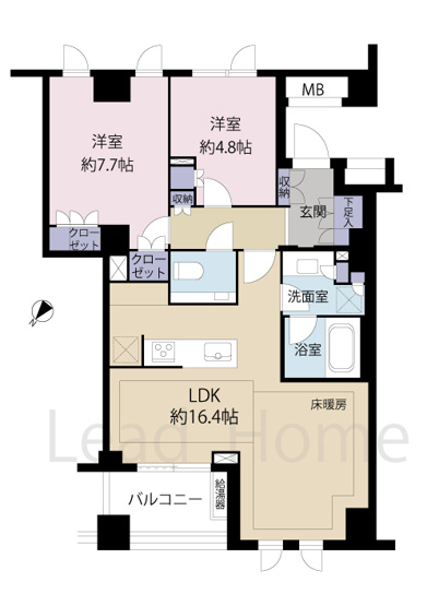 【間取り】 | プラウド上原