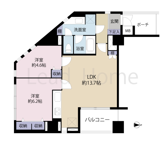 【間取り】 | フリーディオ広尾南
