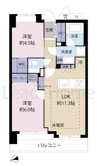 【間取り】 | ライオンズマンション渋谷道玄坂