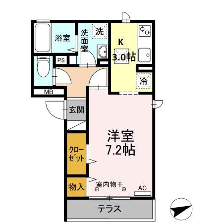 ガーデニア蒲田の間取り