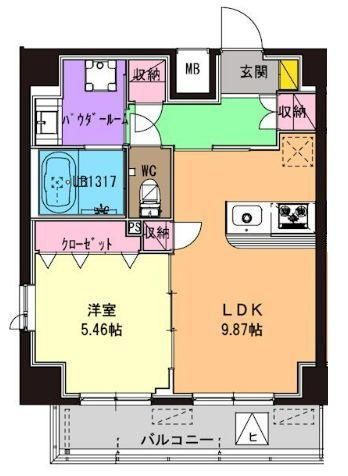 アリエスの間取り