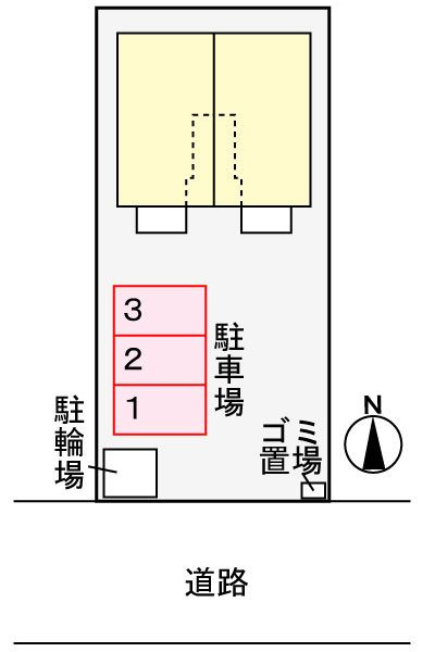 Ｌａ　Ｌｕｃｅ（ラルーチェ）の駐車場