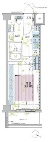 【間取り】 | ブライズ蒲田EAST