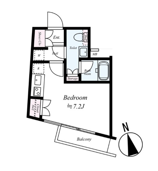 【間取り】 | プレール・ドゥーク北新宿Ⅲ
