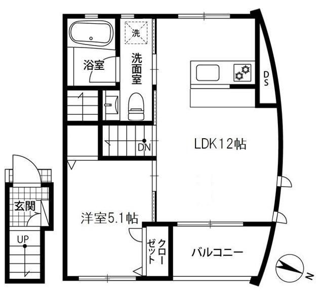 パラディ成城の間取り