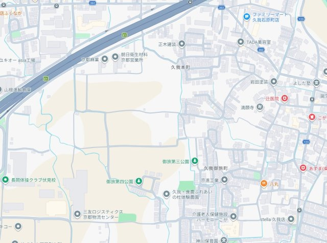 ★京都市伏見区久我御旅町　第31期　新築一戸建ての地図