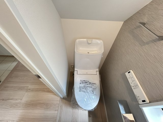 【トイレ】 | 今津久寿川町新築戸建 | 落ち着いたトイレです