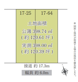 等々力５　土地の区画図